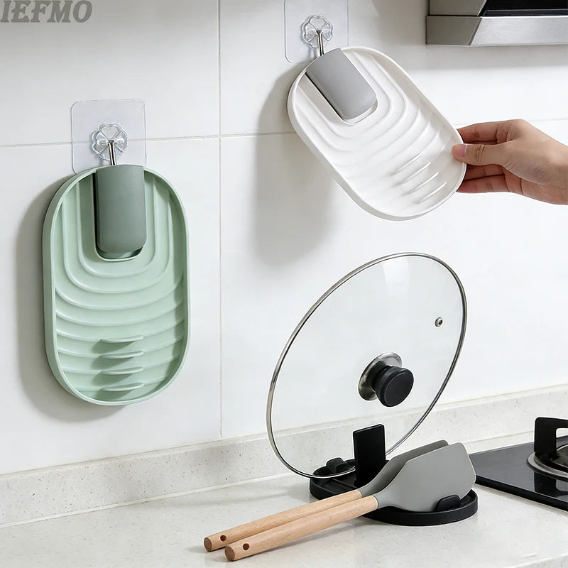 حامل مستلزمات المطبخ قابل للطي