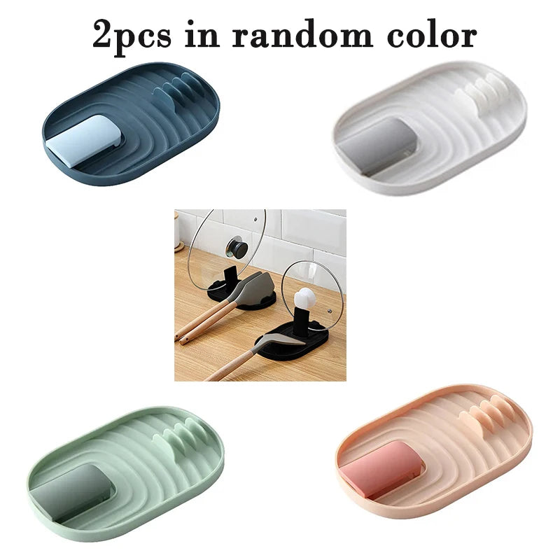 حامل مستلزمات المطبخ قابل للطي